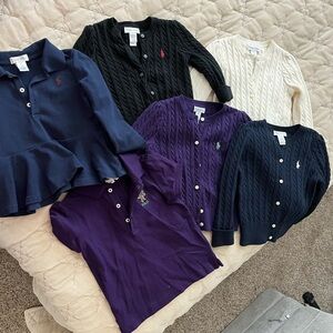 Ralph Lauren Kids Sweater and Polo Set